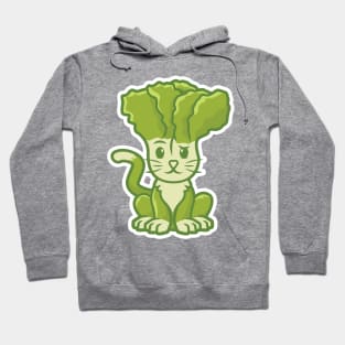 Mustard Green Cat Hoodie